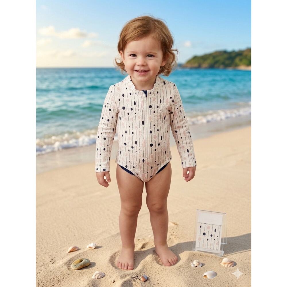 Wet swimwear brand toddlers rash guard swimsuit sz 2t